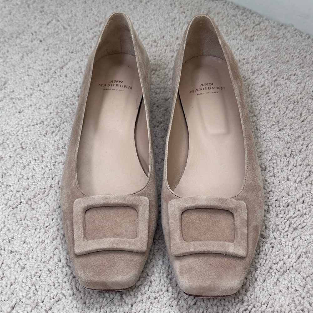 Ann Mashburn Buckle Flats 40 (size 9)